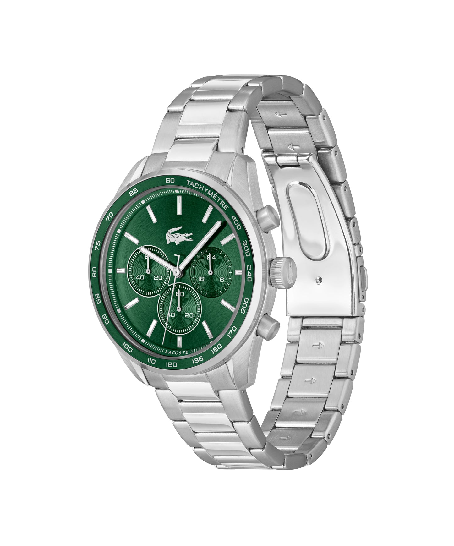 Lacoste Boston Qtz Fashion Chrono 42 mm Green Dial Men Watch- 2011346