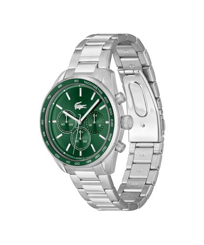 Lacoste Boston Qtz Fashion Chrono 42 mm Green Dial Men Watch- 2011346