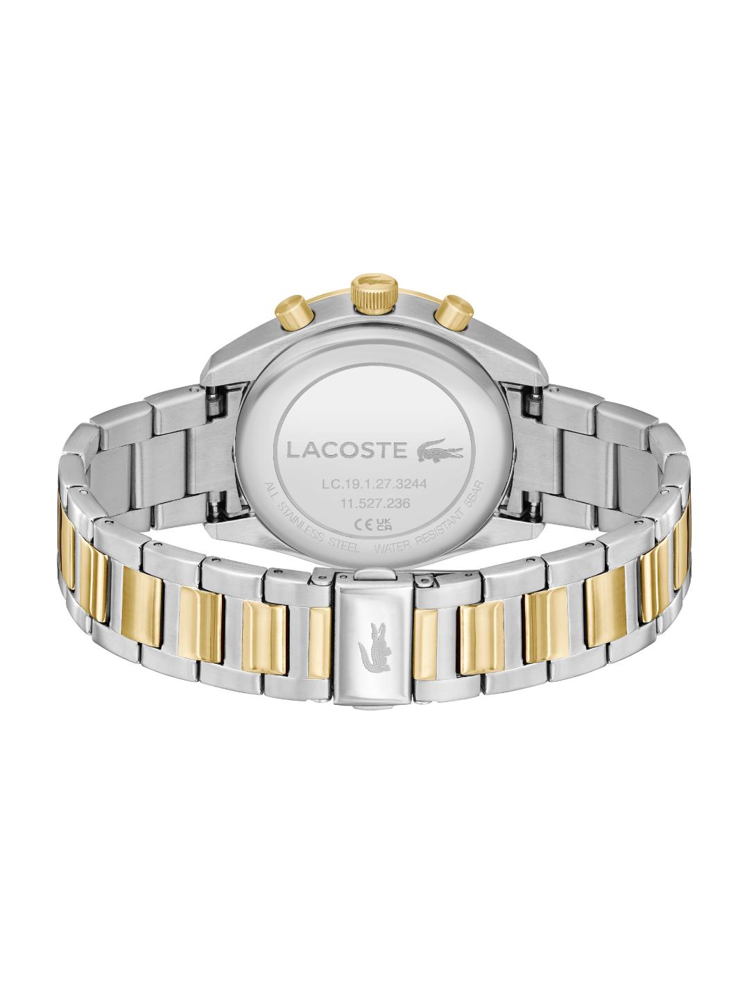 Lacoste Boston Fashion Black 42 mm Dial Men Chrono Watch 2011348