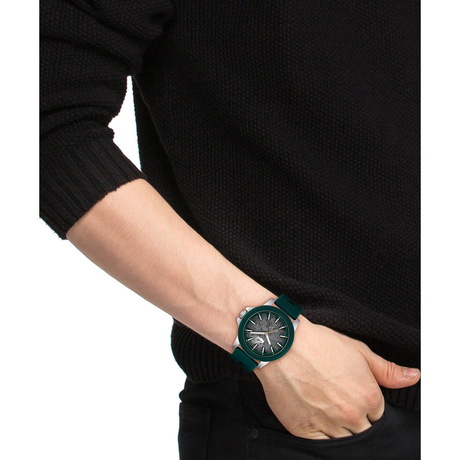 Lacoste HIGHKEY 43 mm Grey Dial Men Watch 2011358
