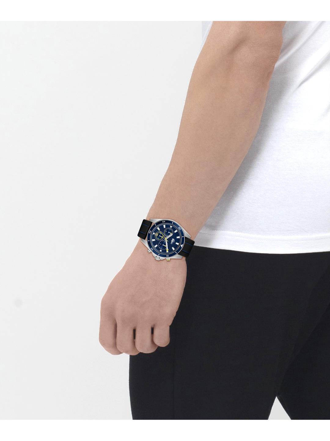 Lacoste Mainsail Fashion Navy 43 mm Dial Men Chrono Watch 2011361