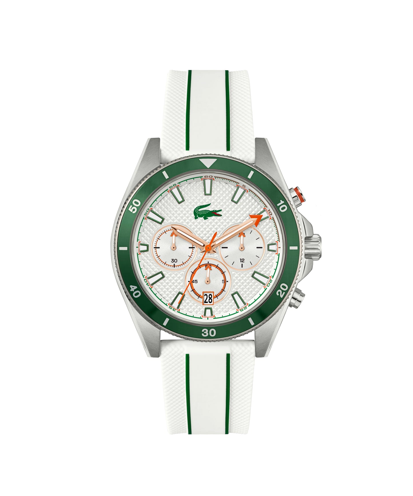 Lacoste MAINSAIL 43 mm White Dial Men Watch 2011362