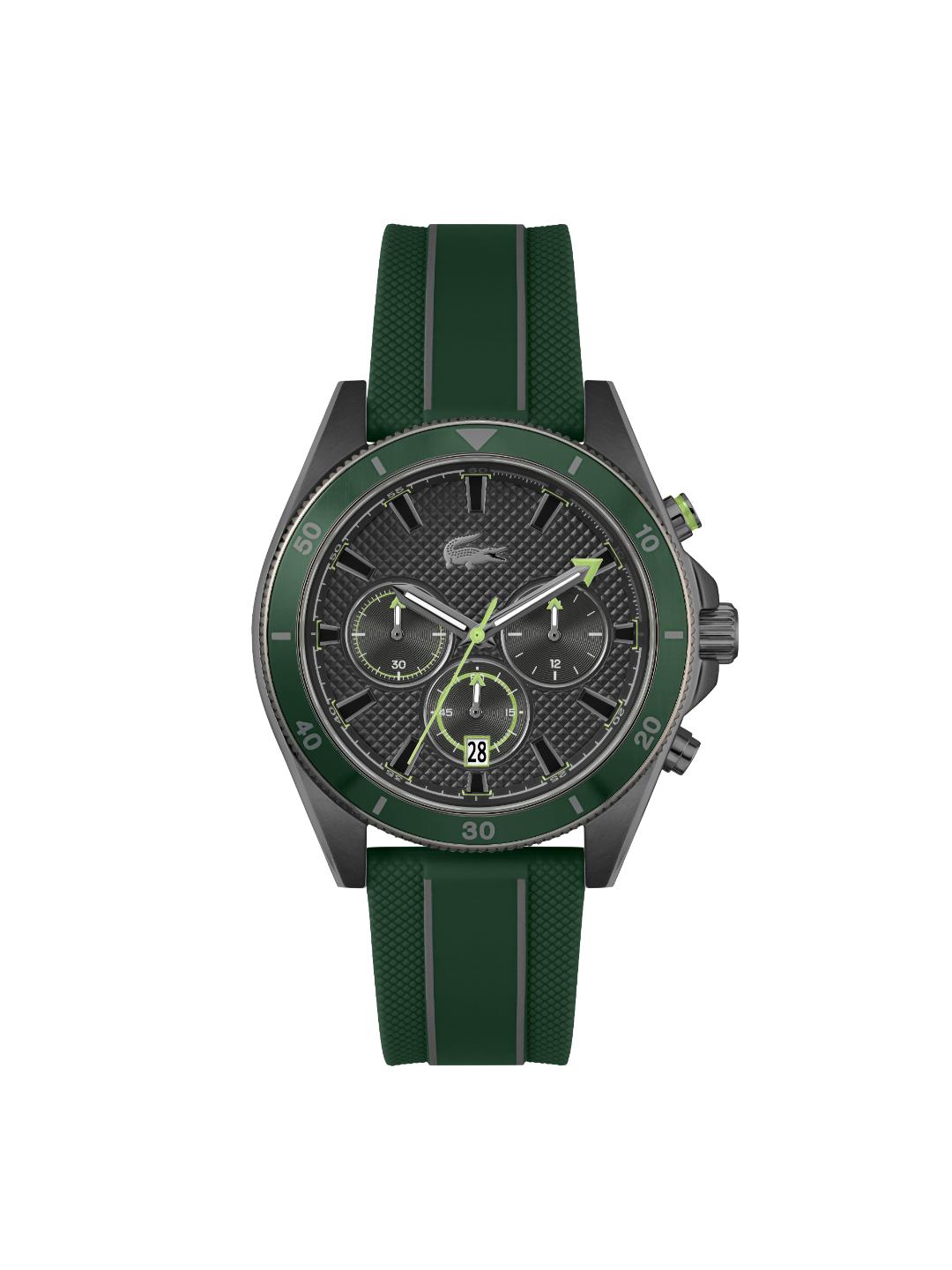 Lacoste Mainsail Fashion Chrono Black 43 mm Dial Men Watch 2011363