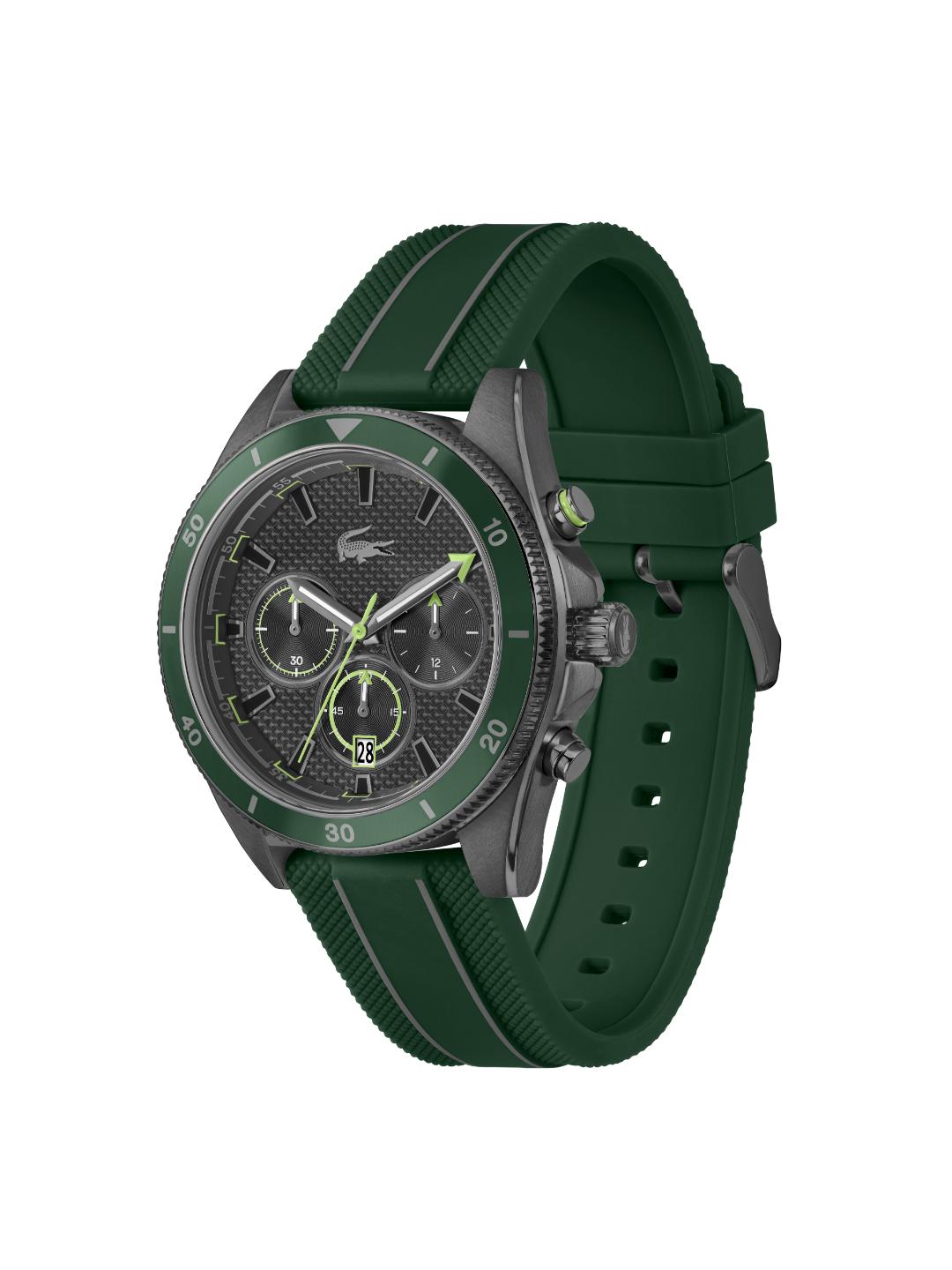Lacoste Mainsail Fashion Chrono Black 43 mm Dial Men Watch 2011363