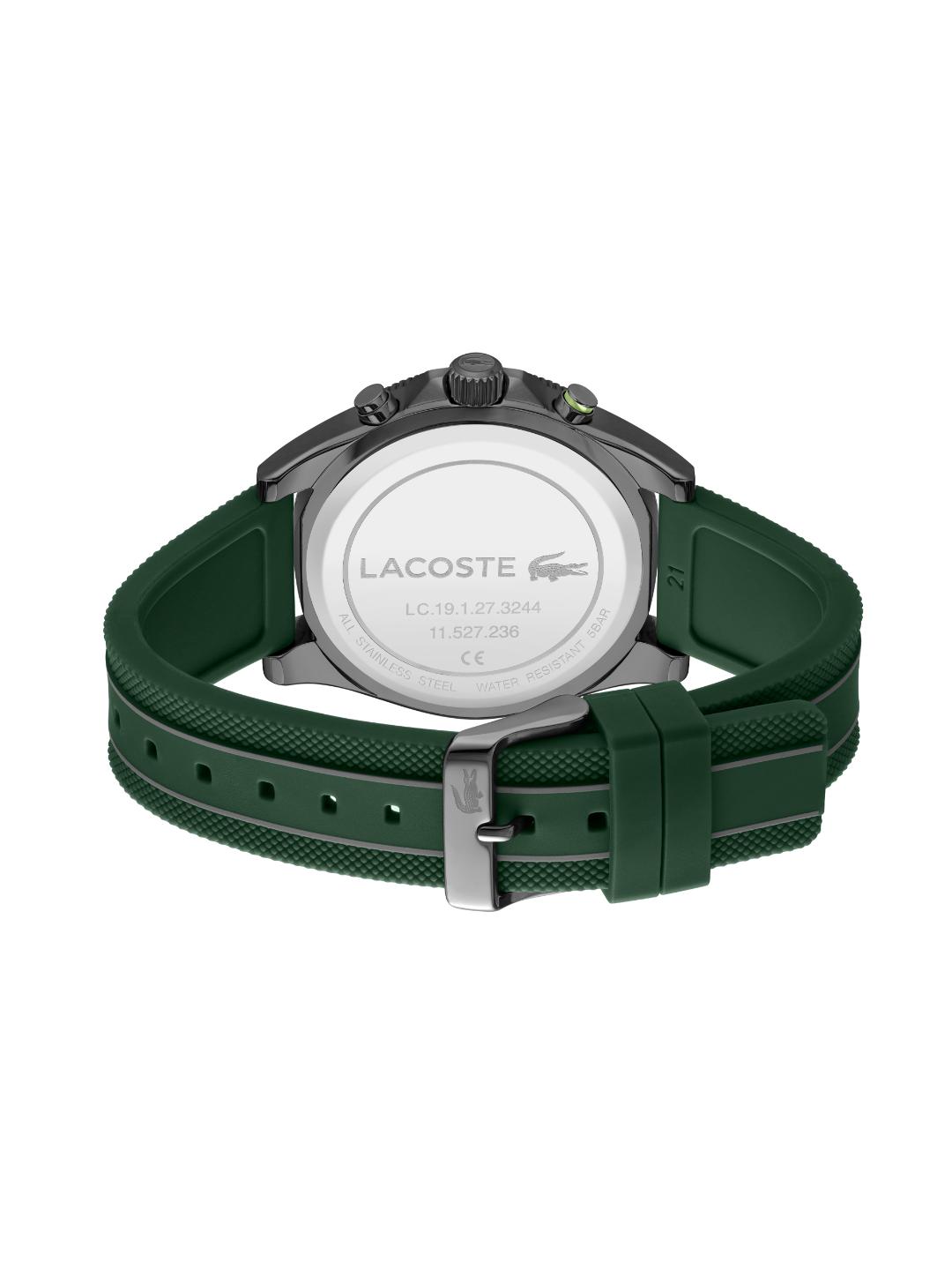 Lacoste Mainsail Fashion Chrono Black 43 mm Dial Men Watch 2011363