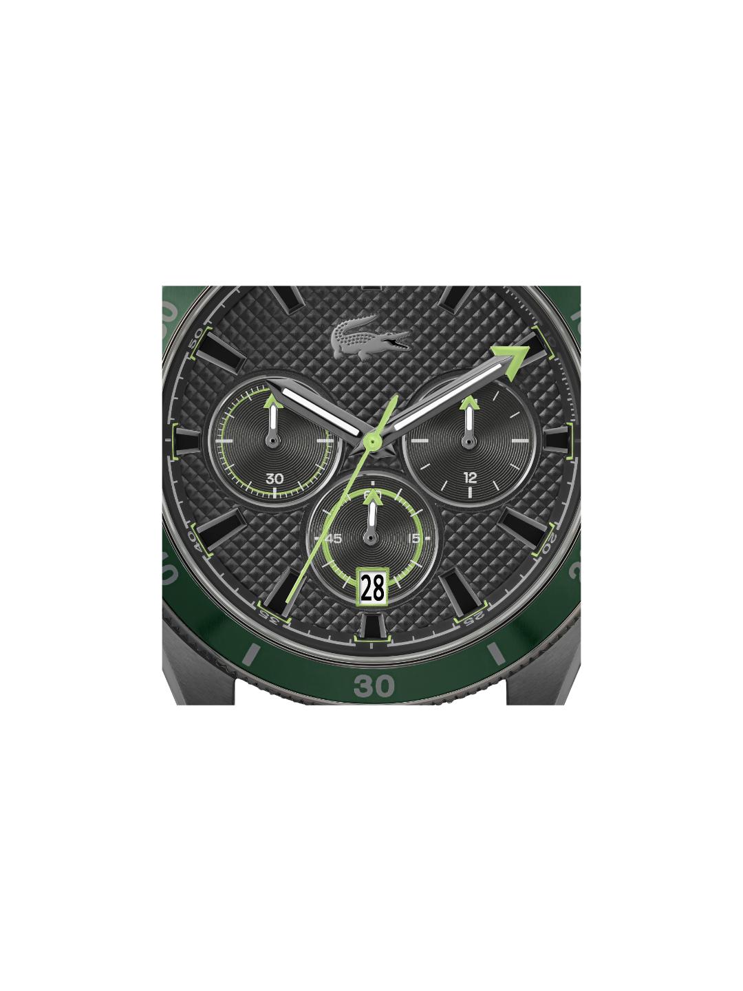 Lacoste Mainsail Fashion Chrono Black 43 mm Dial Men Watch 2011363