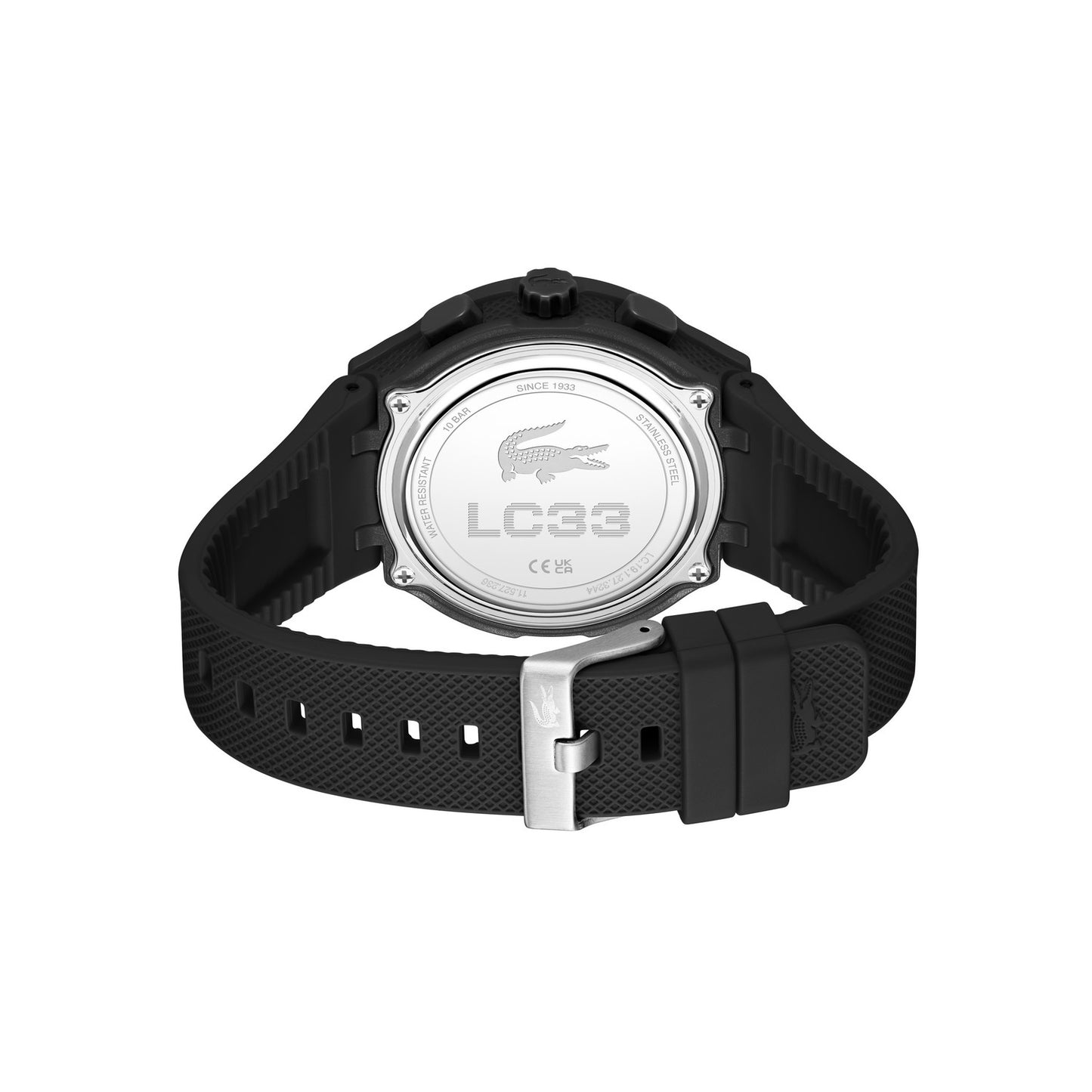 Lacoste LC33 45 mm Black Dial Men Analog Watch 2011365