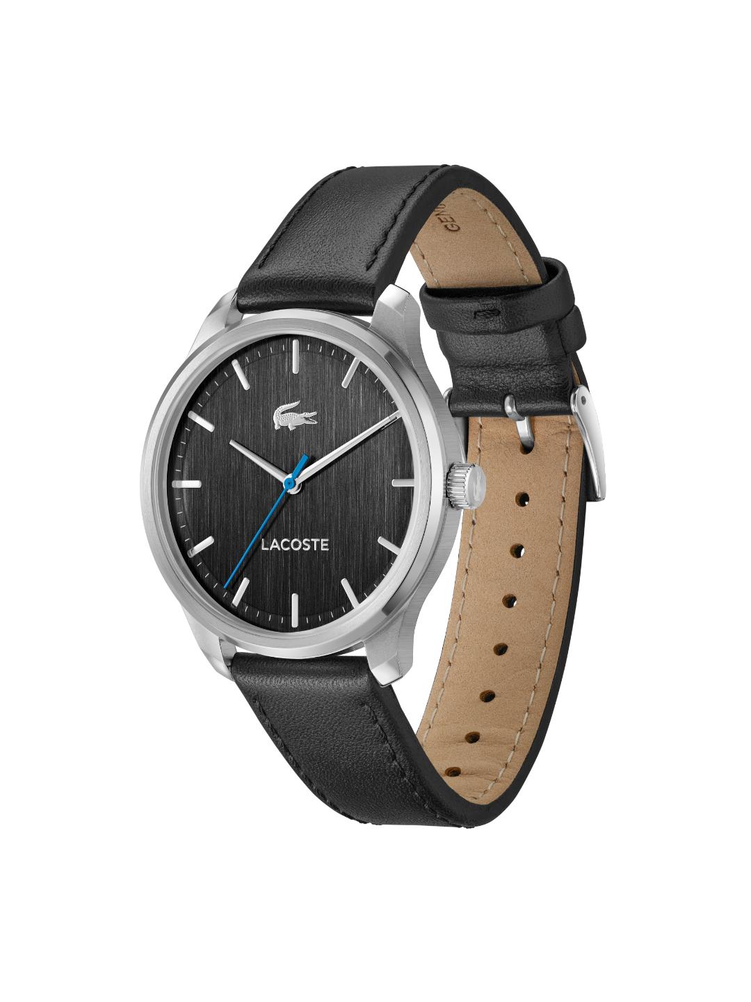 Lacoste Lisbon Black 42 mm Dial Men Analog Watch 2011372