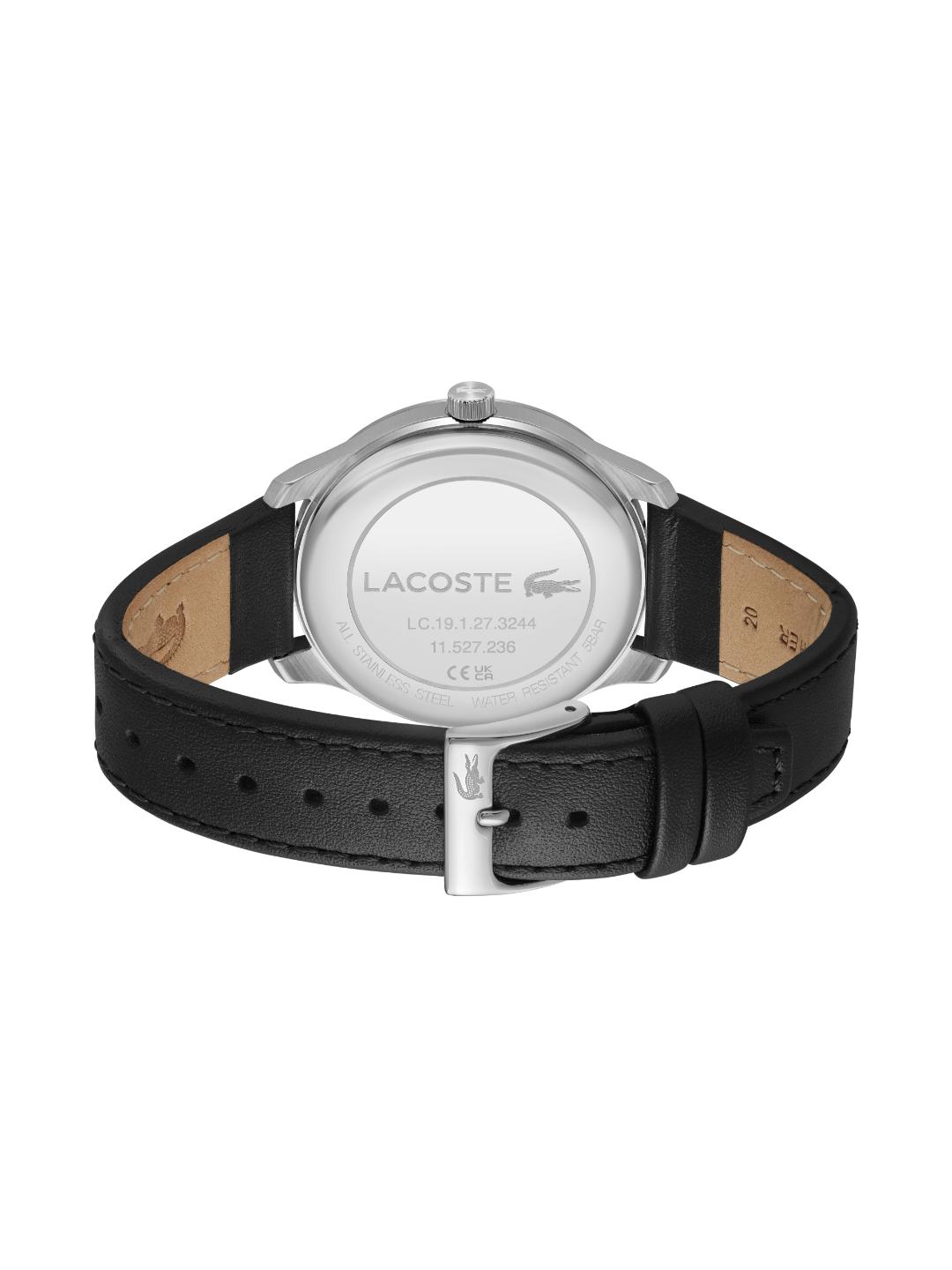 Lacoste Lisbon Black 42 mm Dial Men Analog Watch 2011372