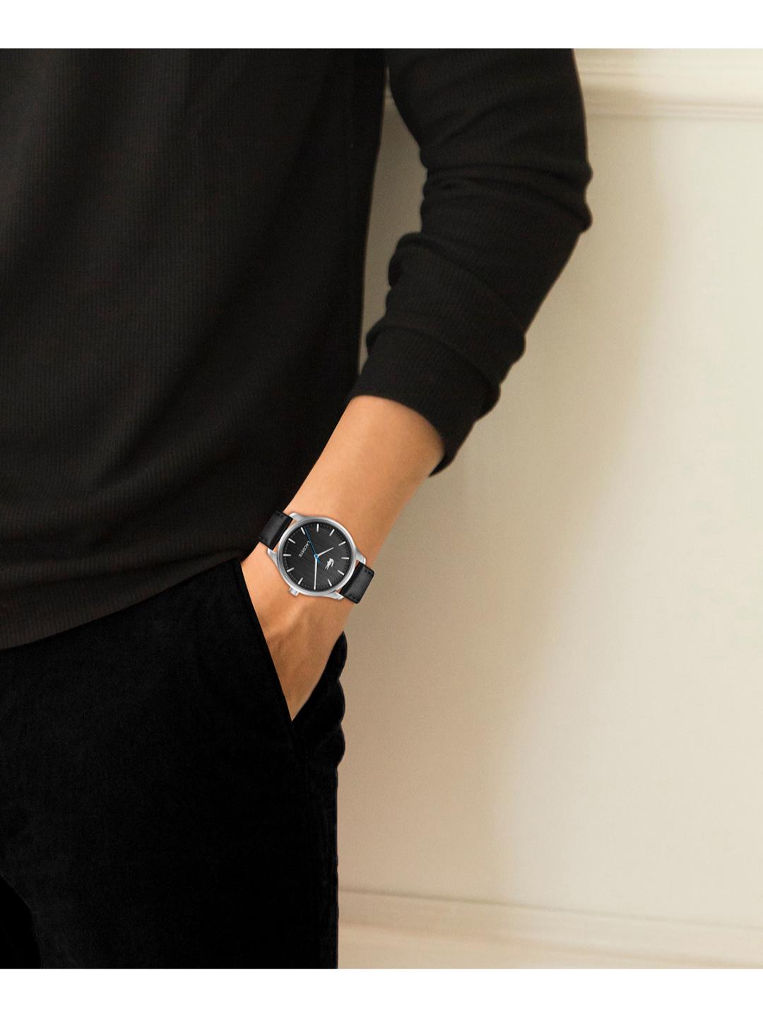 Lacoste Lisbon Black 42 mm Dial Men Analog Watch 2011372