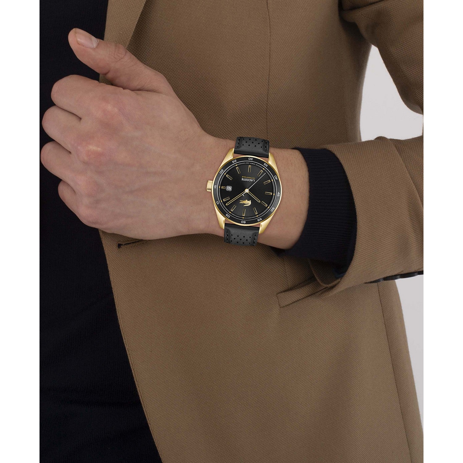 Lacoste BOSTON 40 mm Black Dial Men Analog Watch 2011378