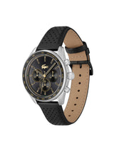 Lacoste Boston Fashion Black 42 mm Dial Men Chrono Watch 2011379