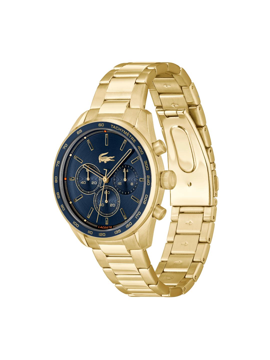 Lacoste Boston Fashion Blue 42 mm Dial Men Chrono Watch 2011381