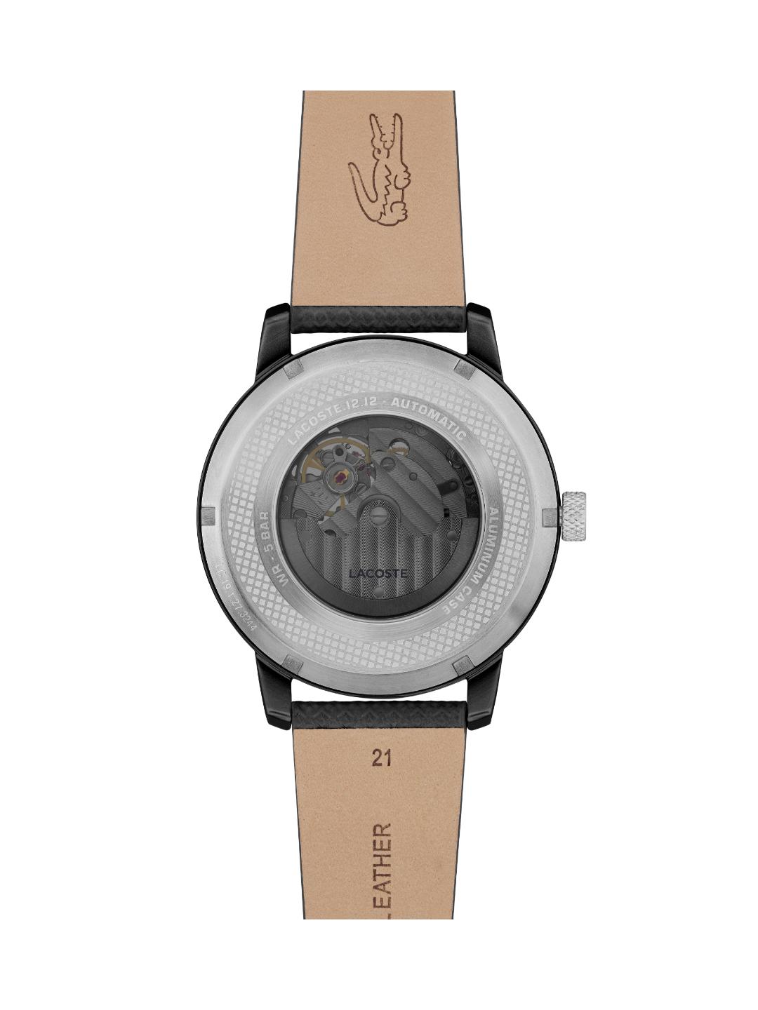 Lacoste 12.12 China Auto Black 44 mm Dial Men Analog Watch 2011383