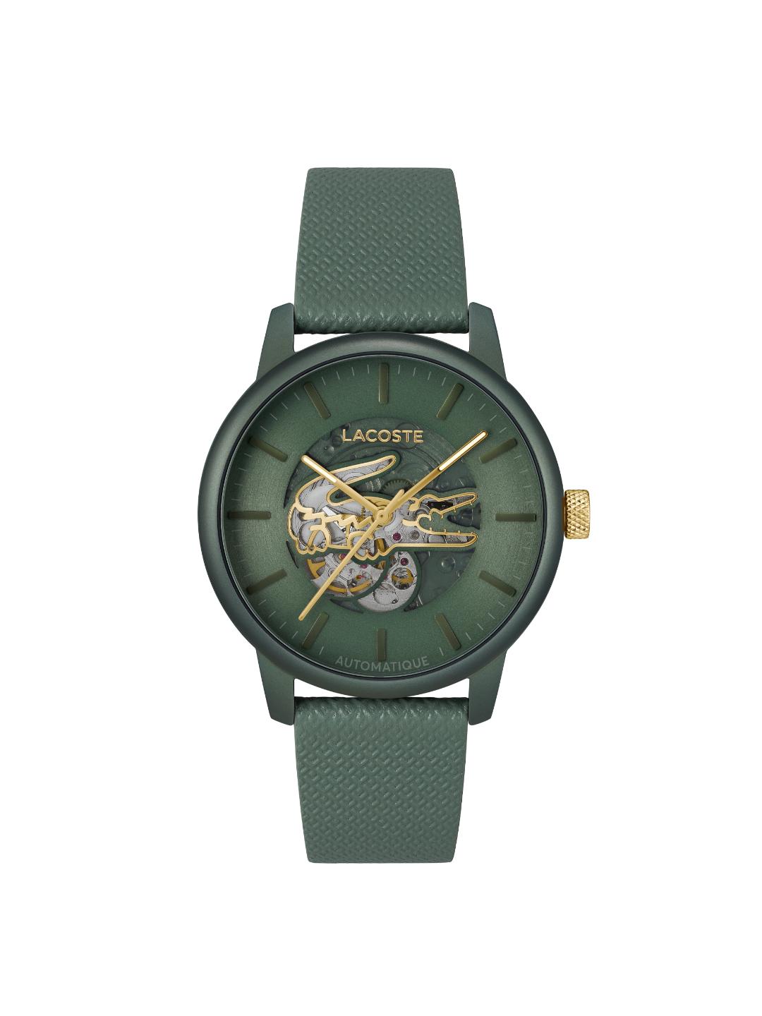 Lacoste 12.12 China Auto Green 44 mm Dial Men Analog Watch 2011384