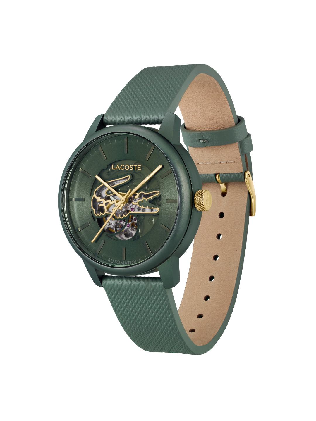 Lacoste 12.12 China Auto Green 44 mm Dial Men Analog Watch 2011384