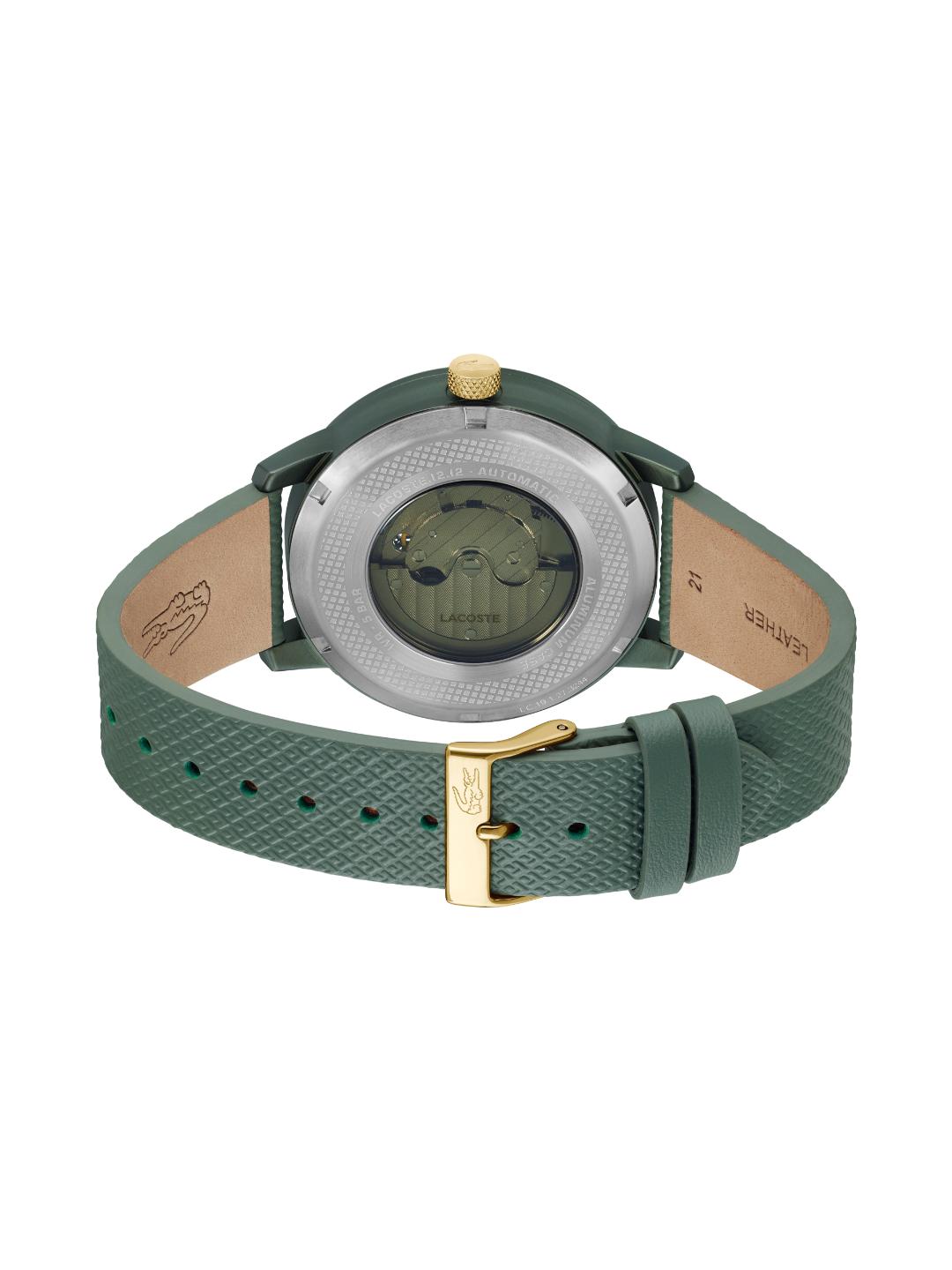Lacoste 12.12 China Auto Green 44 mm Dial Men Analog Watch 2011384