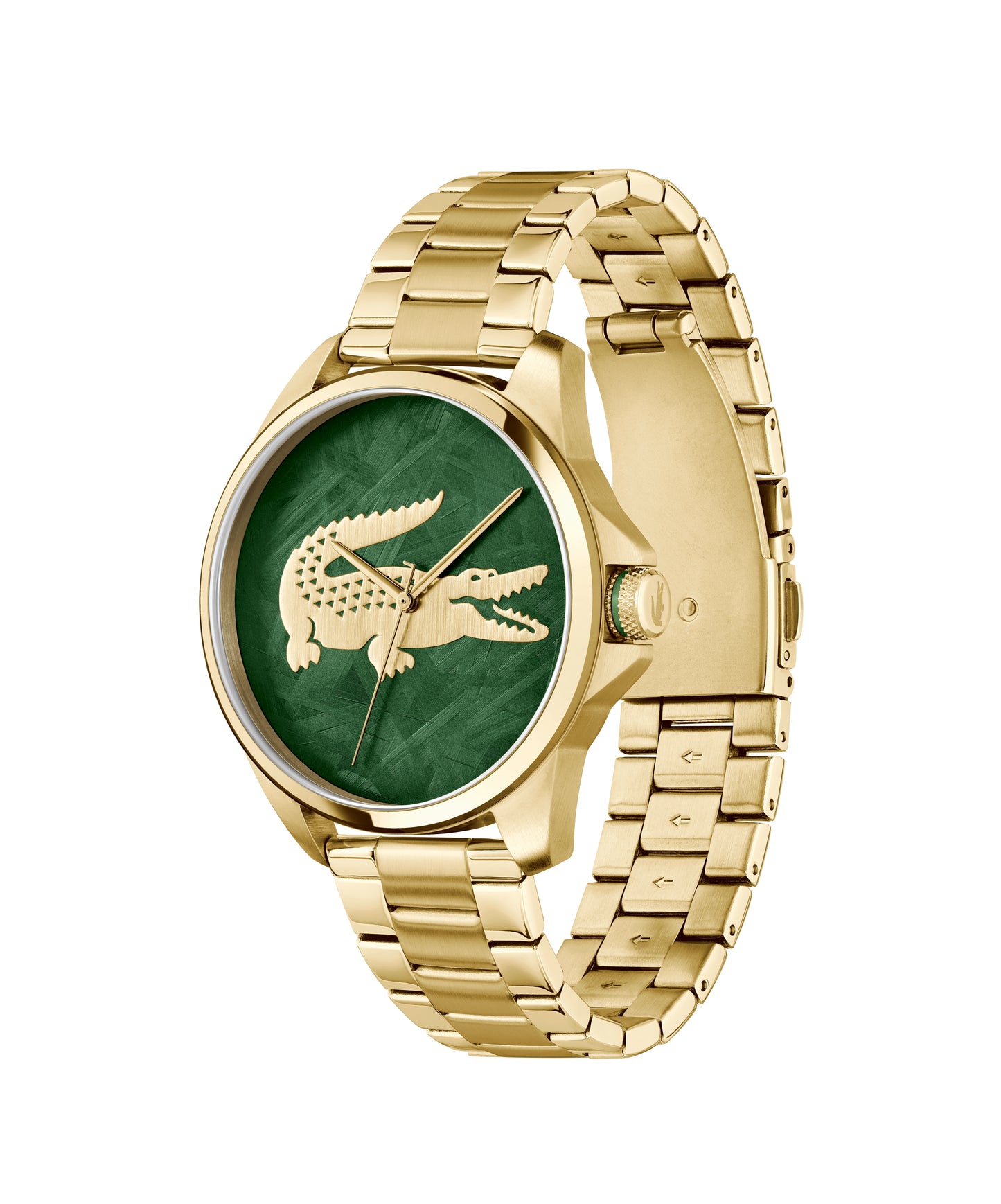 Lacoste LE CROC 43 mm Green Dial Men Watch- 2011394