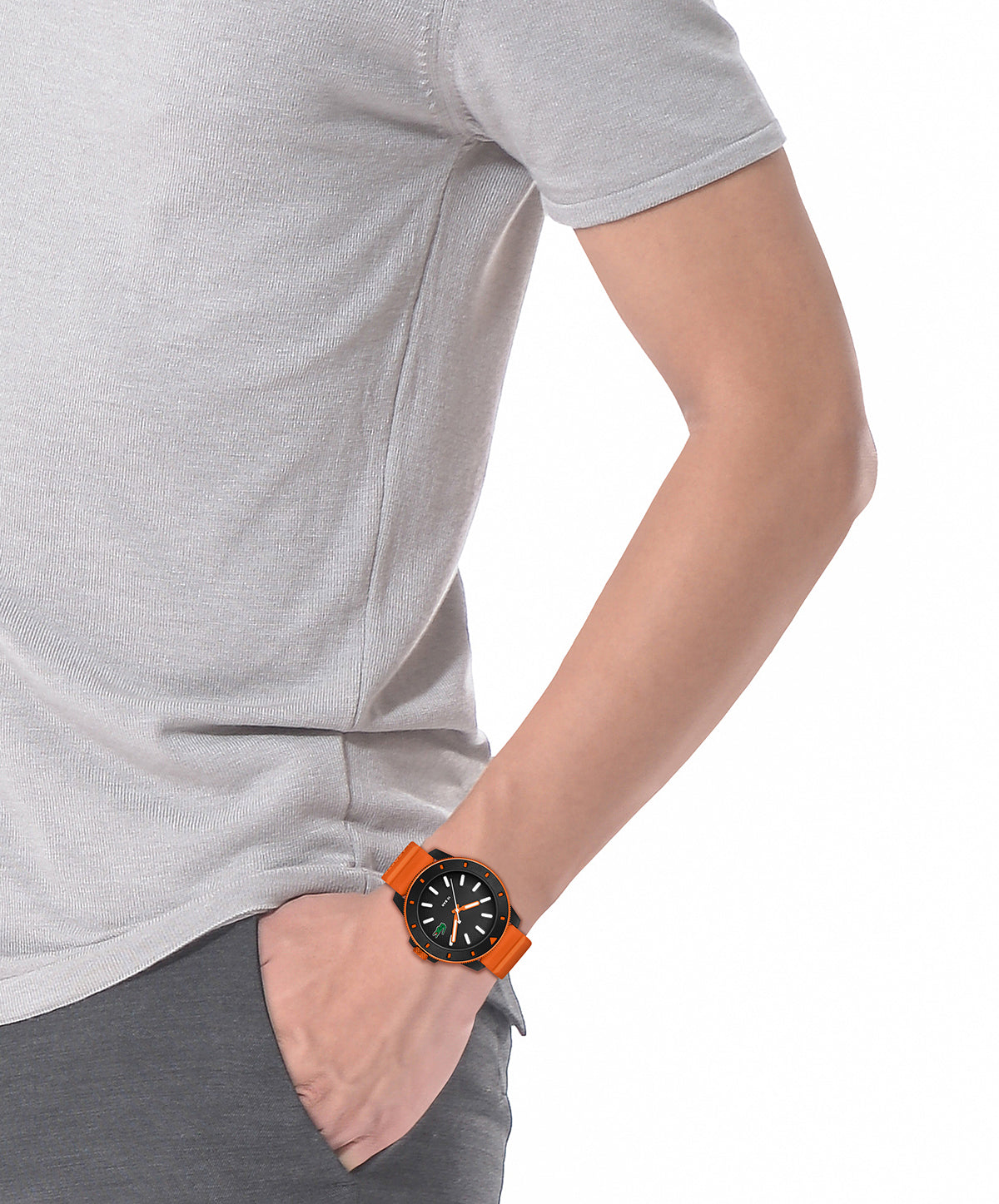 Lacoste L.12.12 SCUBA 43 mm Black Dial Men Watch  2011416