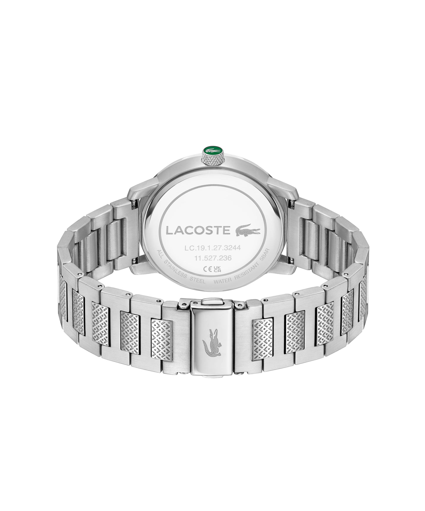 Lacoste L.12.12 METROPOLE 39 mm Silver Dial Men Watch 2011420