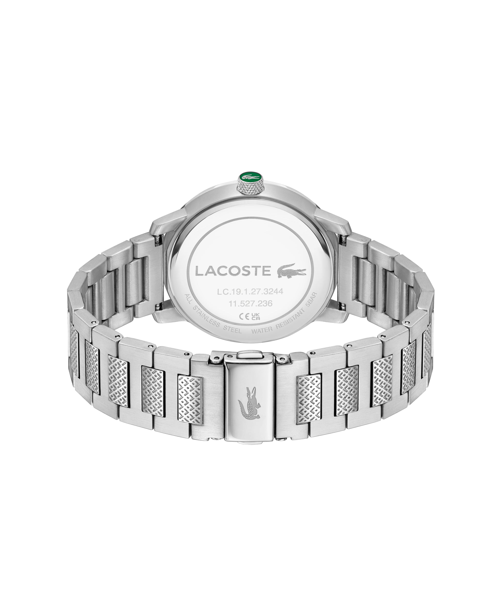 Lacoste L.12.12 METROPOLE 39 mm Silver Dial Men Watch 2011420