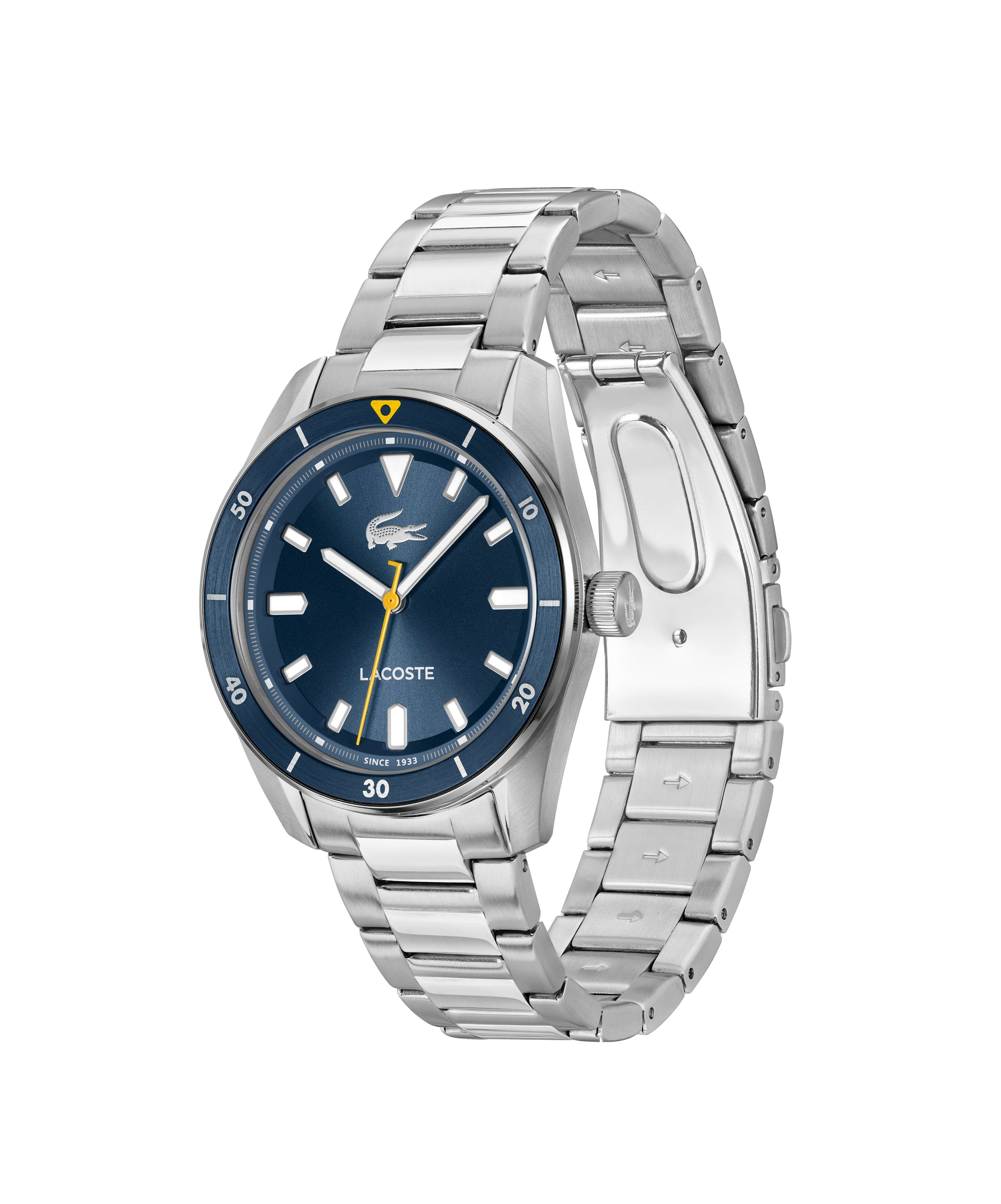 Lacoste Boston Qtz Basic 39 mm Blue Dial Men Watch 2011424