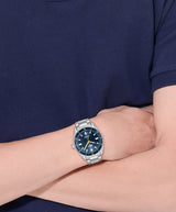 Lacoste Boston Qtz Basic 39 mm Blue Dial Men Watch 2011424