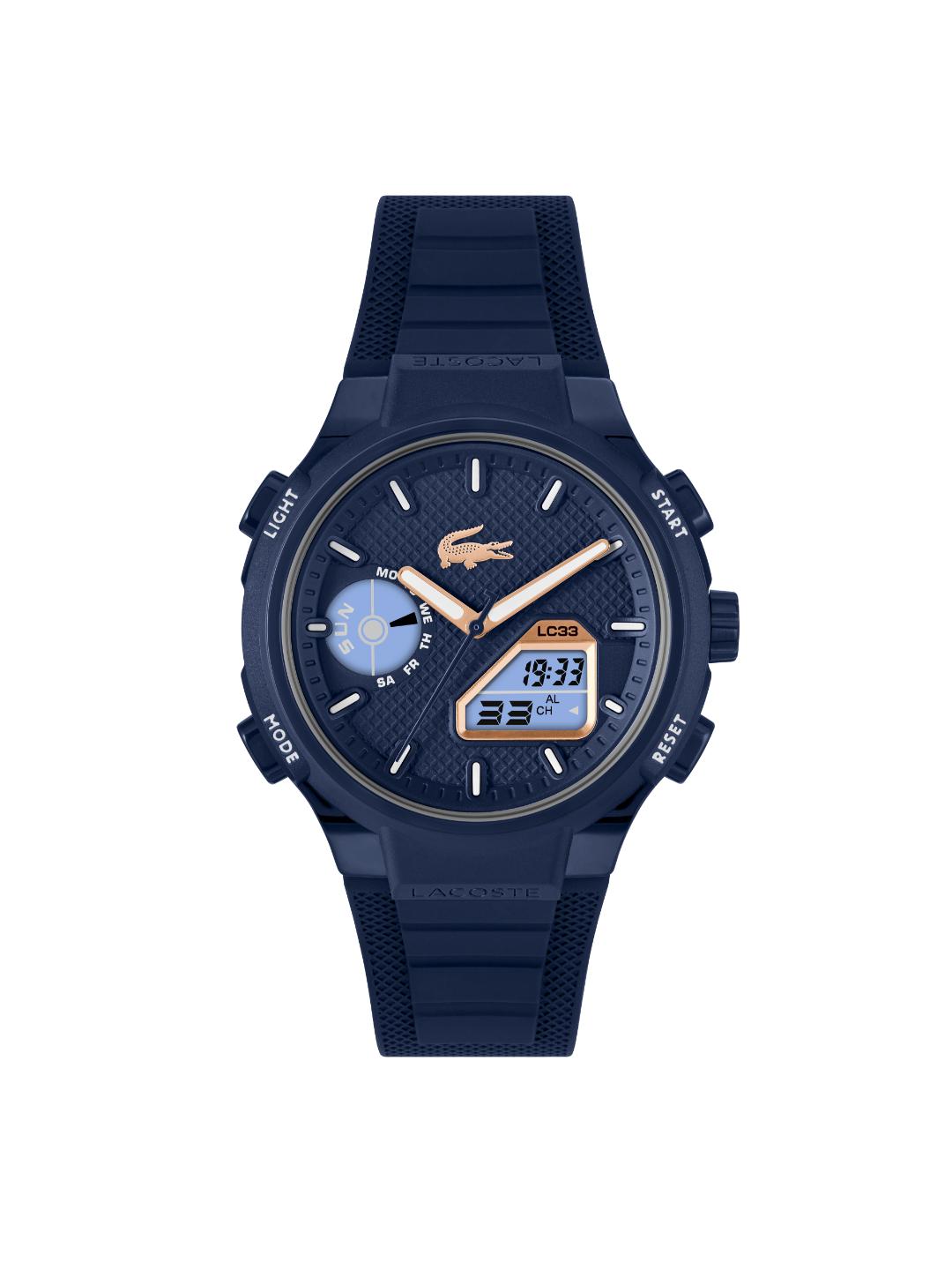 Lacoste LC33 Midnight Blue 44.8 mm Dial Men Analog Watch 2011434