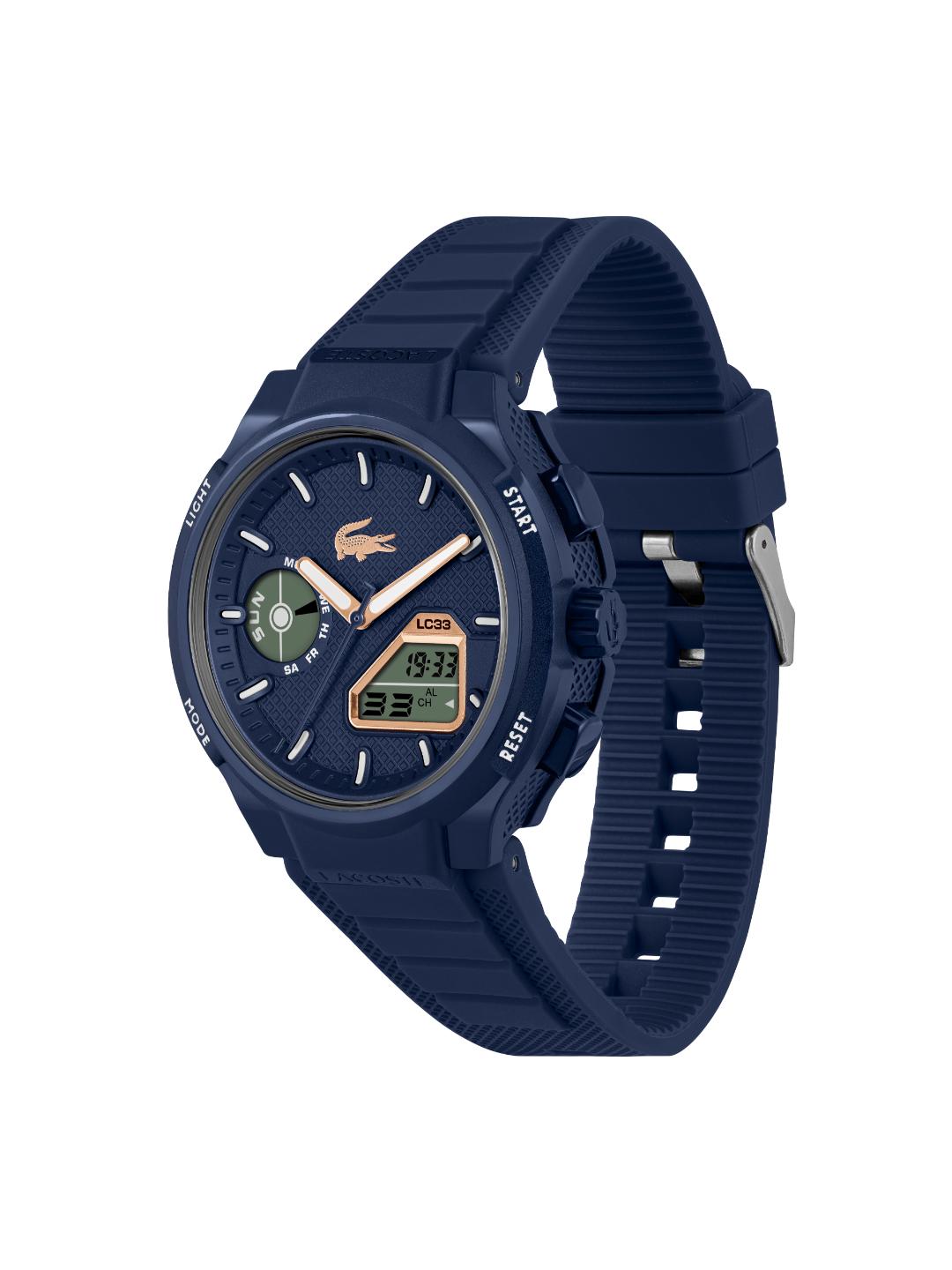 Lacoste LC33 Midnight Blue 44.8 mm Dial Men Analog Watch 2011434