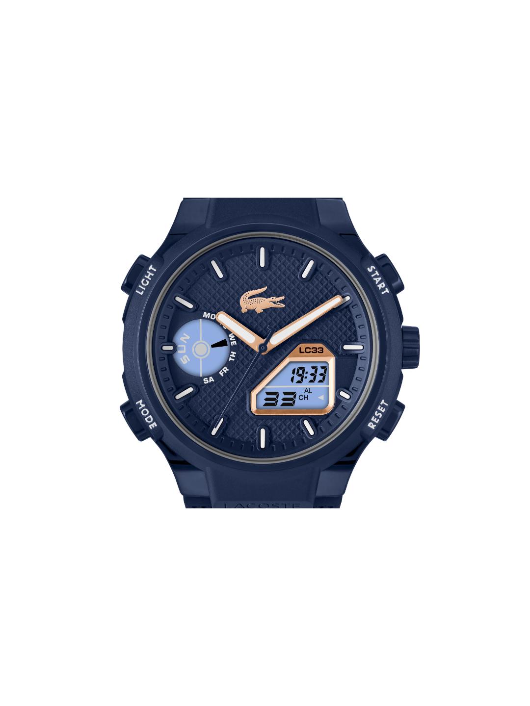 Lacoste LC33 Midnight Blue 44.8 mm Dial Men Analog Watch 2011434