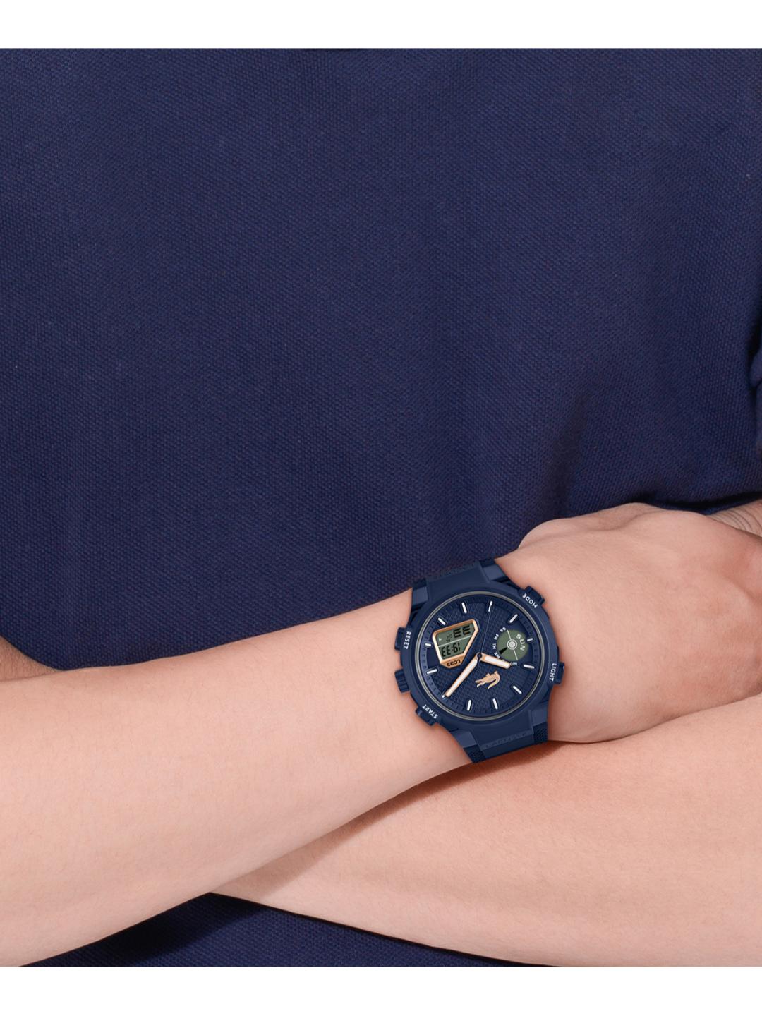 Lacoste LC33 Midnight Blue 44.8 mm Dial Men Analog Watch 2011434