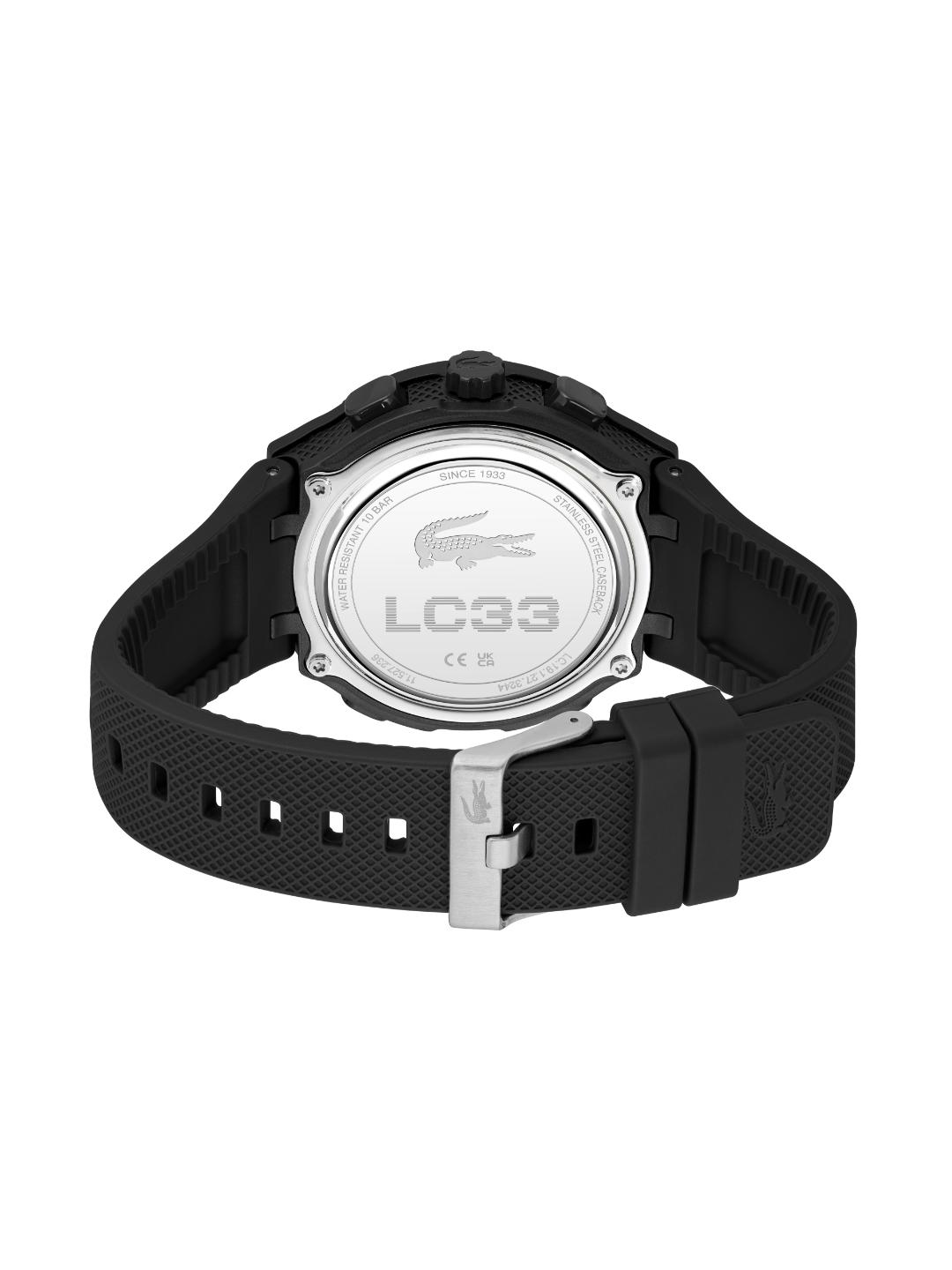 Lacoste LC33 Black 44.8 mm Dial Men Analog Watch 2011435