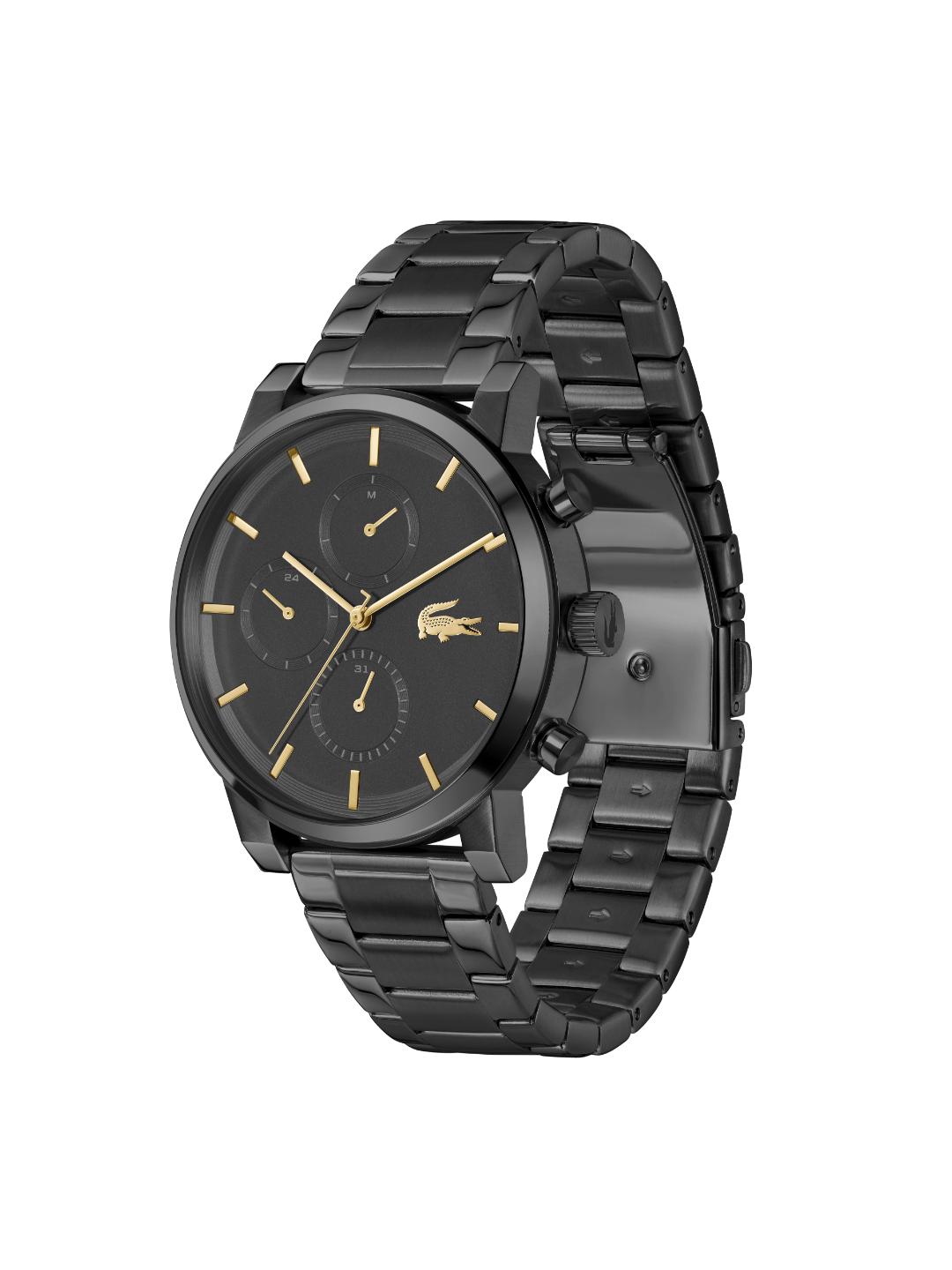 Lacoste Replay Black 43 mm Dial Men Chrono Watch 2011451