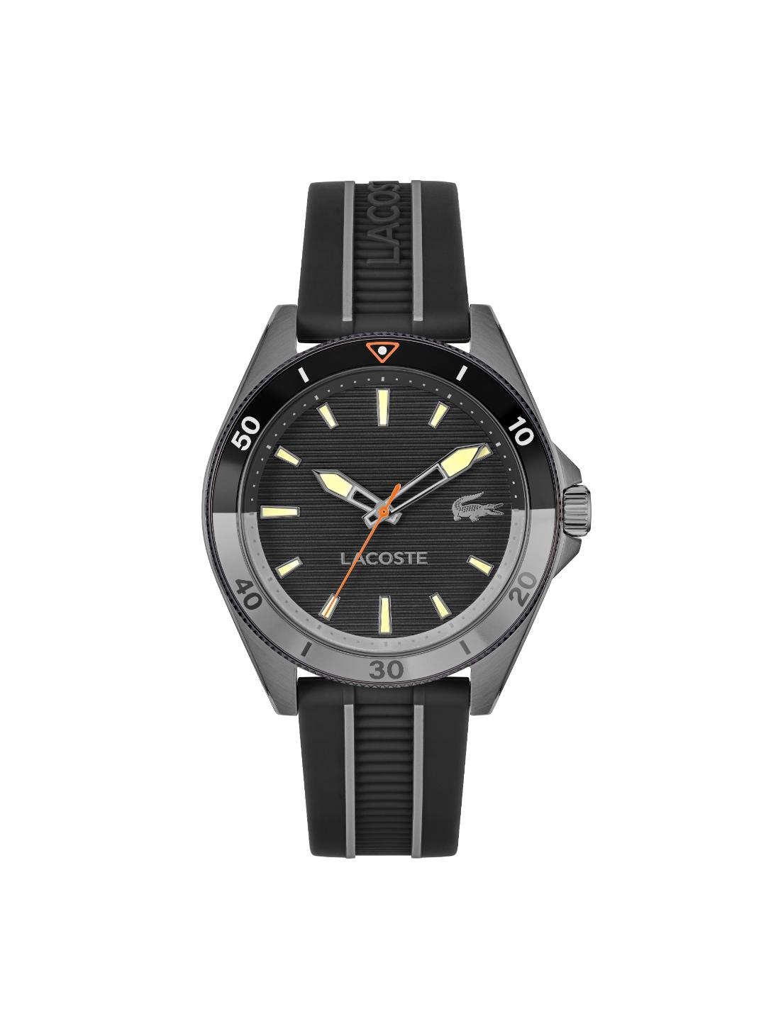 Lacoste Mainsail Black 42 mm Dial Men Analog Watch 2011457
