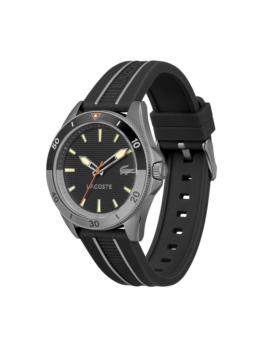 Lacoste Mainsail Black 42 mm Dial Men Analog Watch 2011457