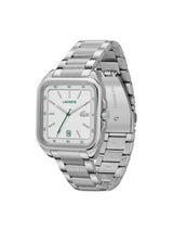 Lacoste 12.12 Up Calendar Silver 39 mm Dial Men Analog Watch 2011460