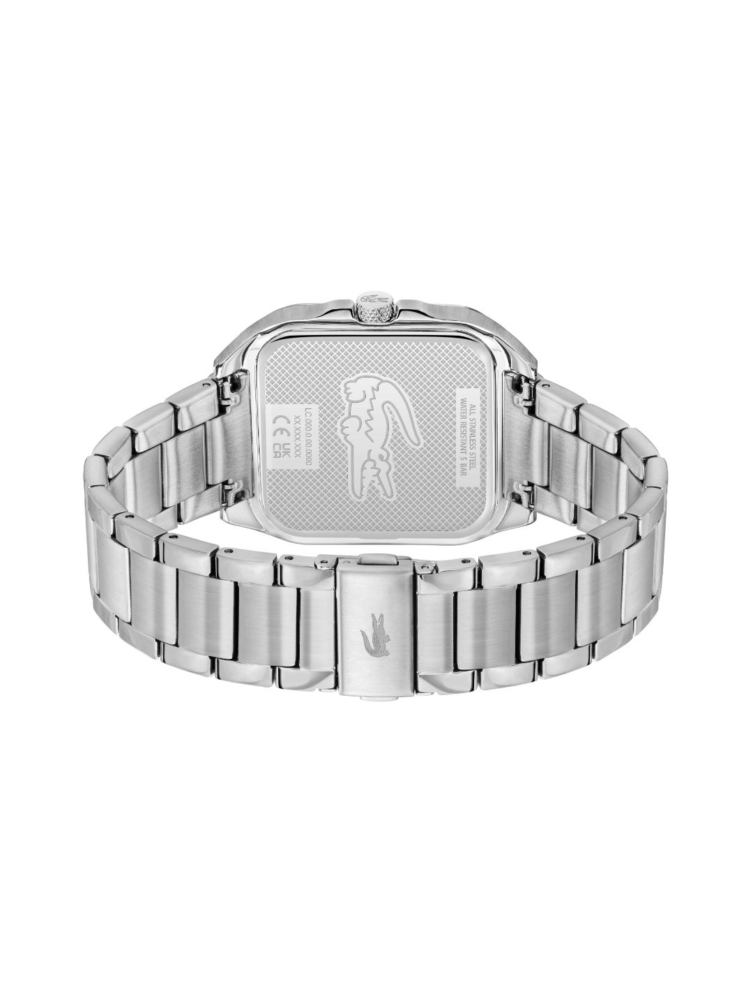 Lacoste 12.12 Up Calendar Silver 39 mm Dial Men Analog Watch 2011460