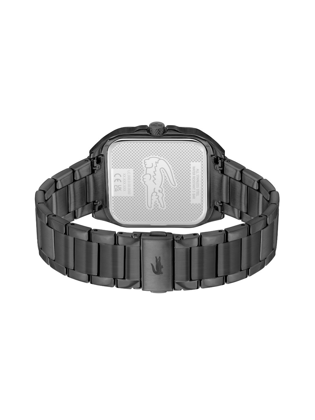 Lacoste 12.12 Up Calendar Black 39 mm Dial Men Analog Watch 2011461