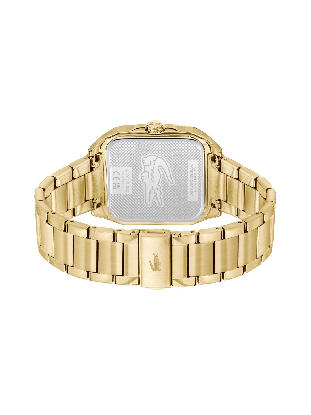 Lacoste 12.12 Up Calendar Gold 39 mm Dial Men Analog Watch 2011462