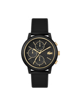 Lacoste 12.12 Move Black 42 mm Dial Men Chrono Watch 2011469