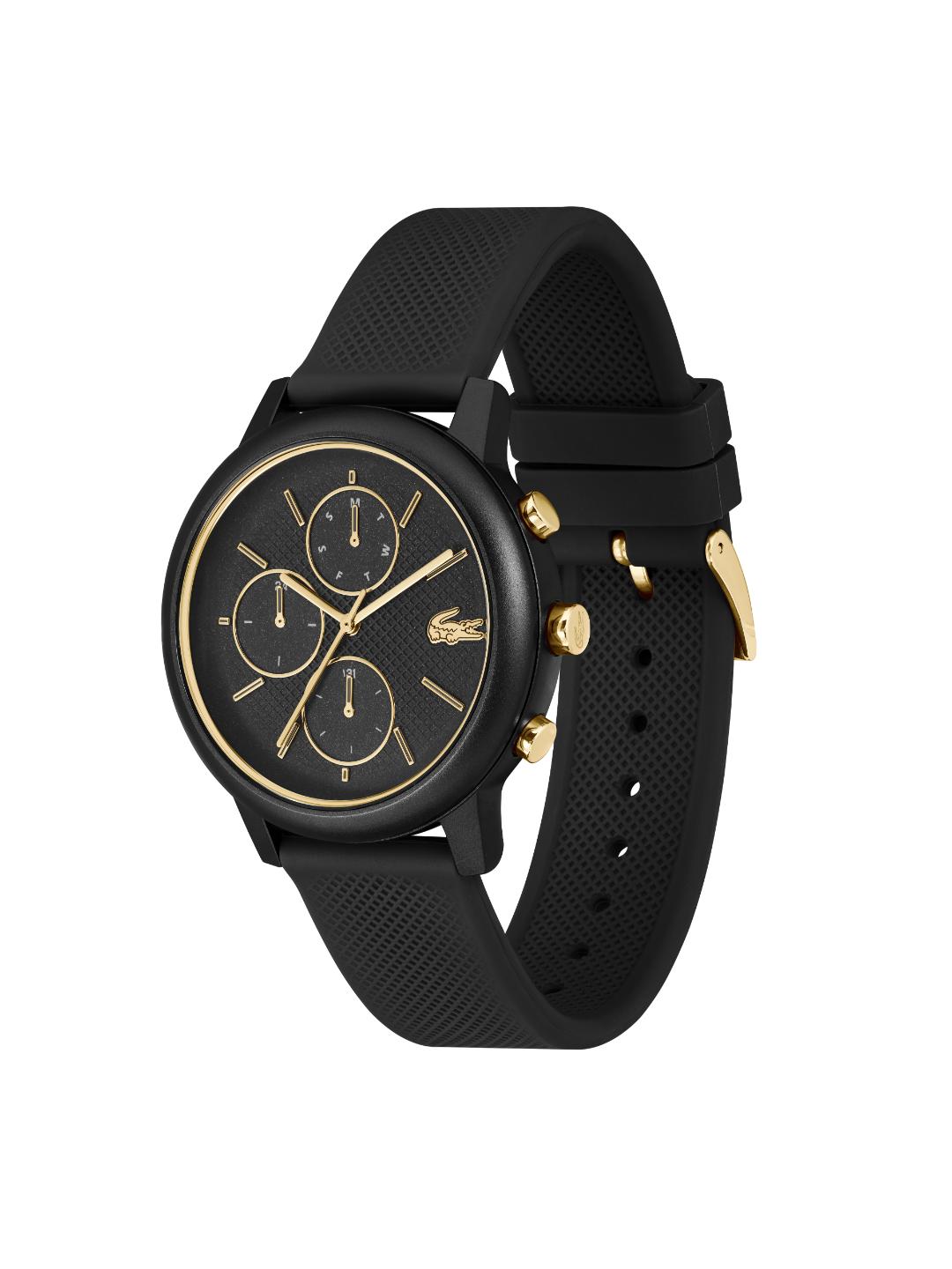 Lacoste 12.12 Move Black 42 mm Dial Men Chrono Watch 2011469