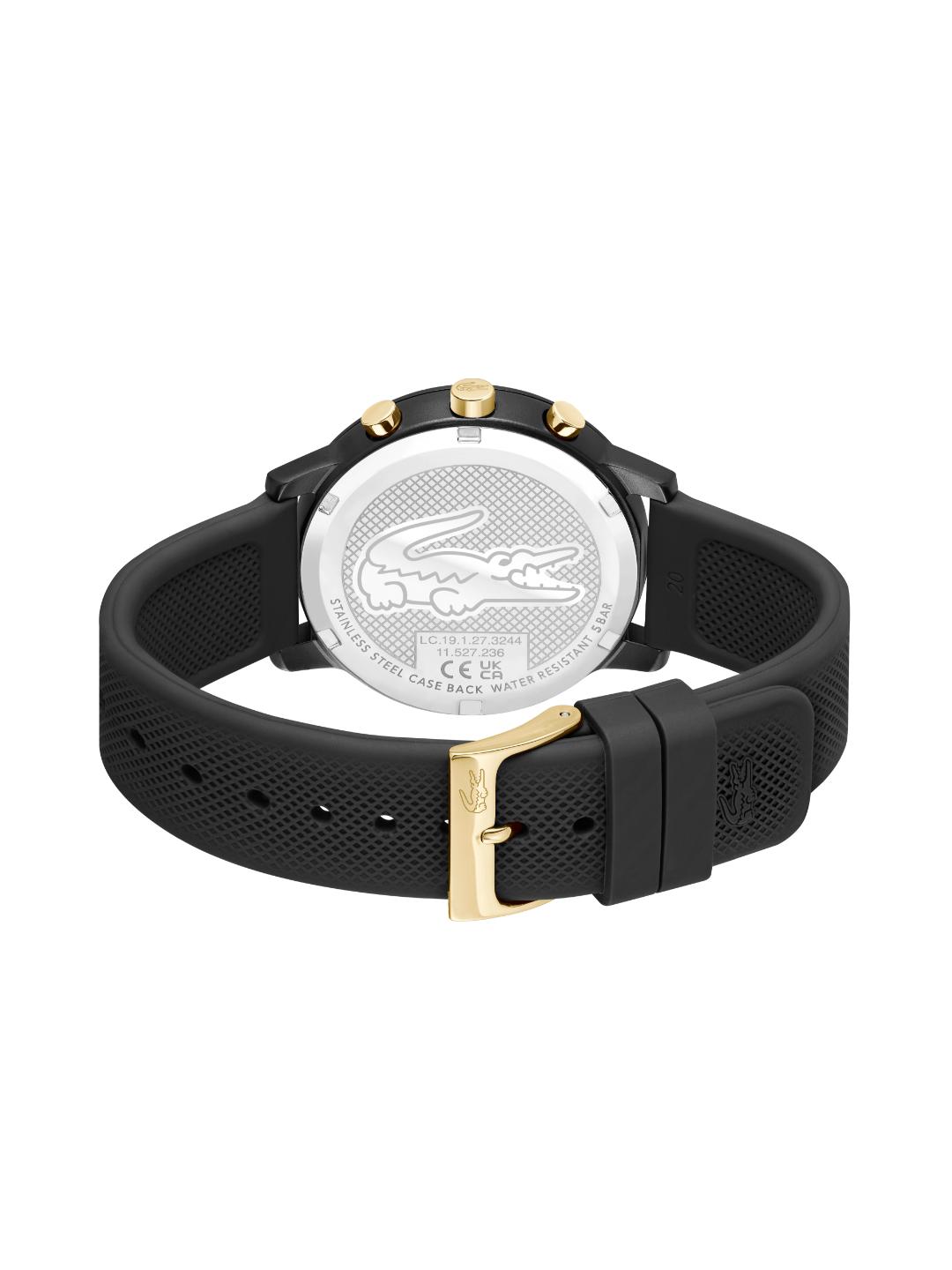 Lacoste 12.12 Move Black 42 mm Dial Men Chrono Watch 2011469
