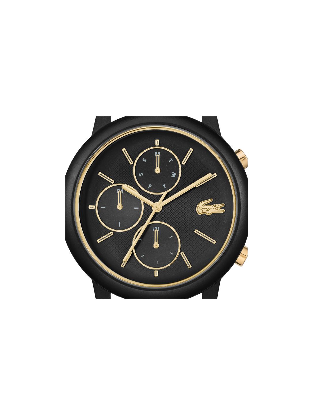 Lacoste 12.12 Move Black 42 mm Dial Men Chrono Watch 2011469