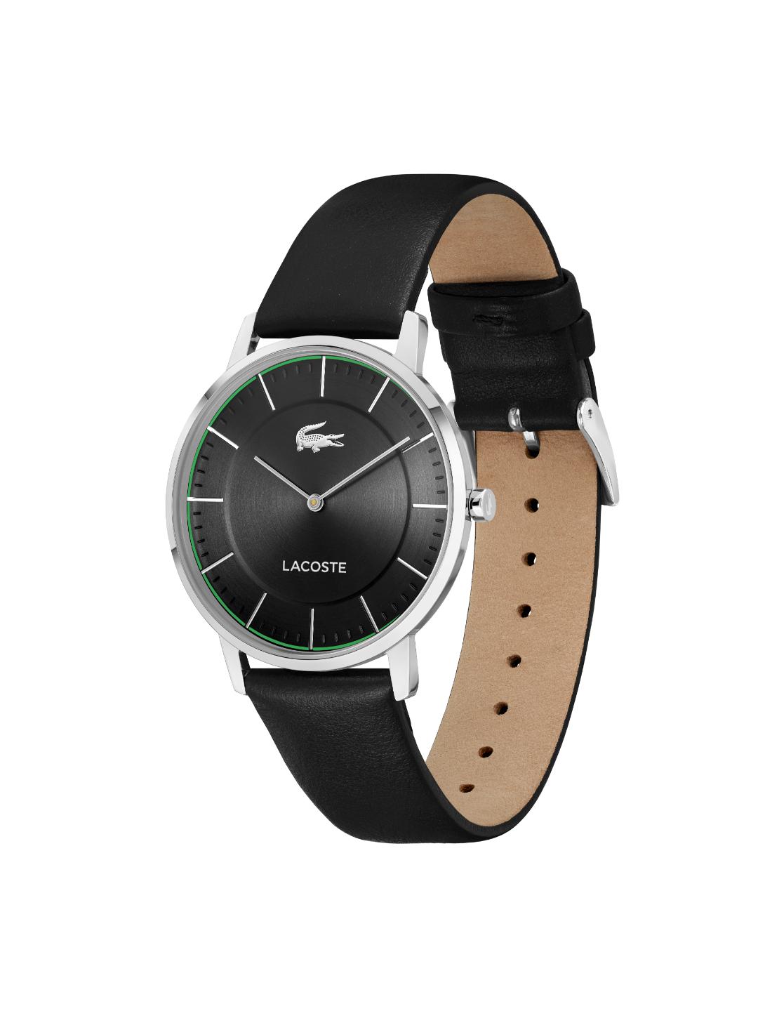 Lacoste Crocorigin Slim Black 40.5 mm Dial Men Analog Watch 2011472