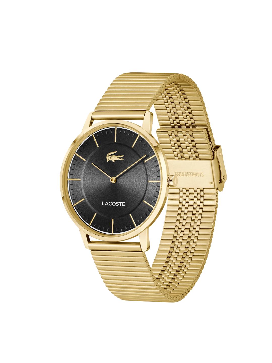 Lacoste Crocorigin Slim Black 40.5 mm Dial Men Analog Watch 2011475