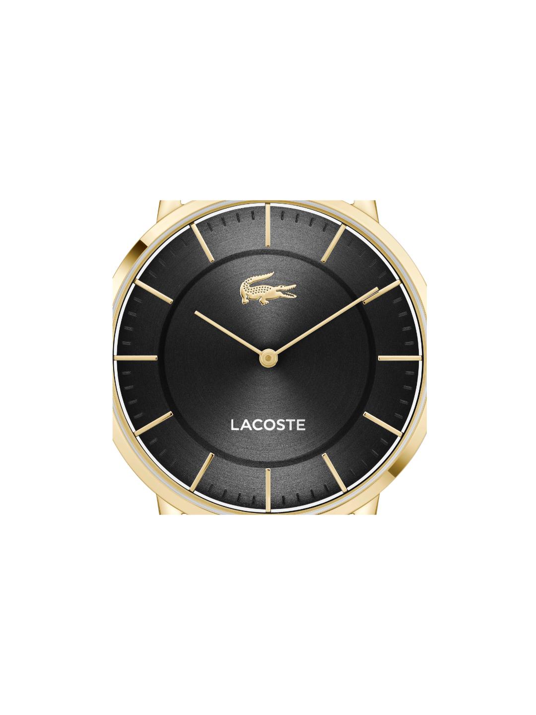 Lacoste Crocorigin Slim Black 40.5 mm Dial Men Analog Watch 2011475