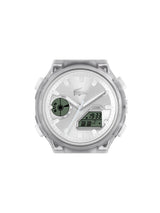 Lacoste LC33 Silver White 44.8 mm Dial Men Analog Watch 2011480