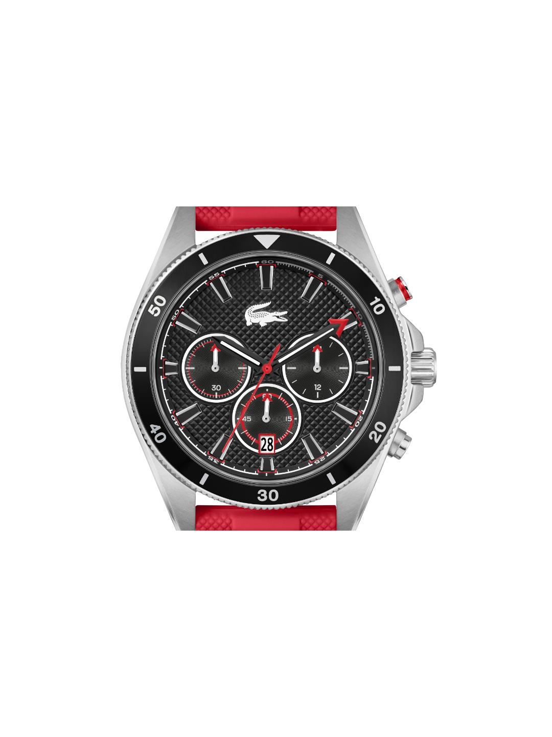 Lacoste Mainsail Fashion Black 43 mm Dial Men Chrono Watch 2011482