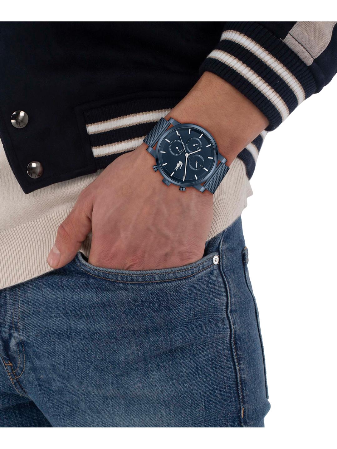 Lacoste Replay Blue 43 mm Dial Men Chrono Watch 2011484