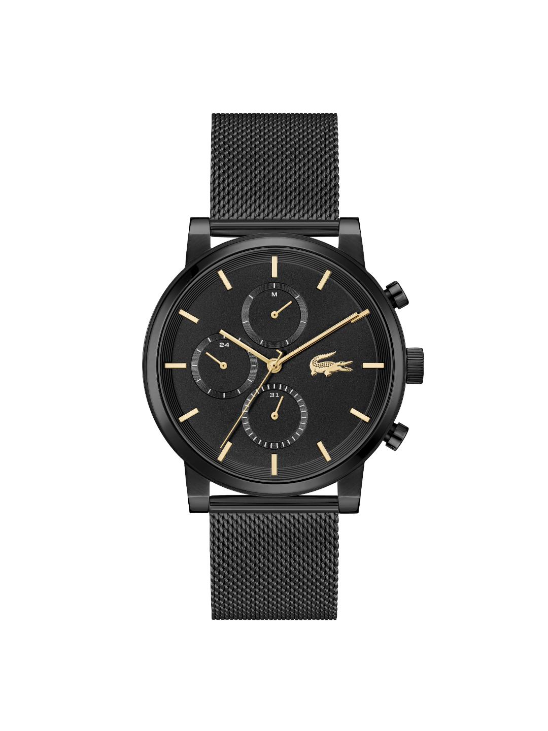 Lacoste Replay Black 43 mm Dial Men Chrono Watch 2011485